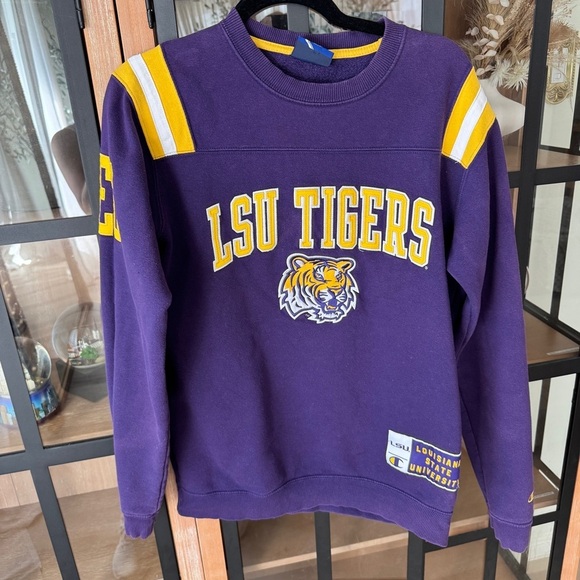 Champion Other - Vintage LSU Champions Crewneck Tigers Sweatshirt SEC Heritage embroidered patch
